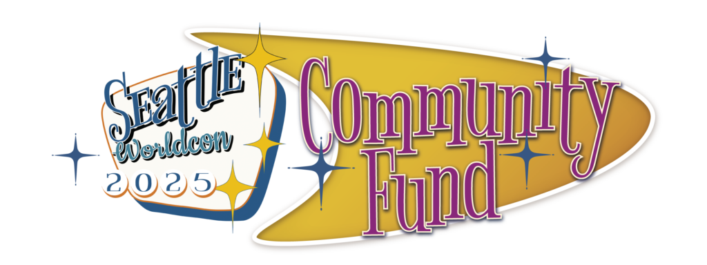 The Seattle Worldcon 2025 Community Fund logo.