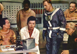 The multinational crew of the Kosmokrator.