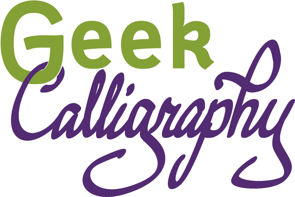 The Geek Calligraphy logo.