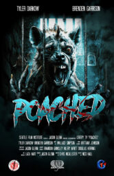 Poached poster Poster for Poached with a werewolf like creature behind bars.