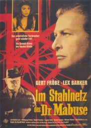 German poster for Im Stahlnetz des Dr. Mabuse.