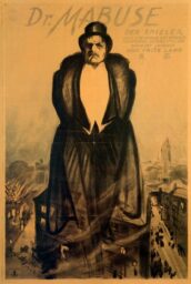 German poster for Dr. Mabuse der Spieler.