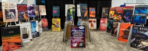 Posters of Philip K. Dick Award winning books